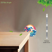 Load image into Gallery viewer, Wave Dolphin 2D Flat Diamond Painting Door Corner Sign DIY Door Frame Decor
