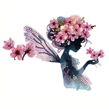 Load image into Gallery viewer, Flower Girl 2D Flat Diamond Painting Door Corner Sign DIY Door Frame Decor
