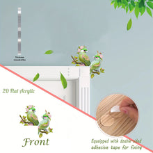 Load image into Gallery viewer, Green Bird 2D Flat Diamond Painting Door Corner Sign DIY Door Frame Decoration
