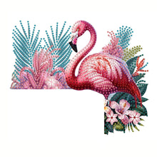 Load image into Gallery viewer, Flamingo 2D Flat Diamond Painting Door Corner Sign DIY Door Frame Decoration
