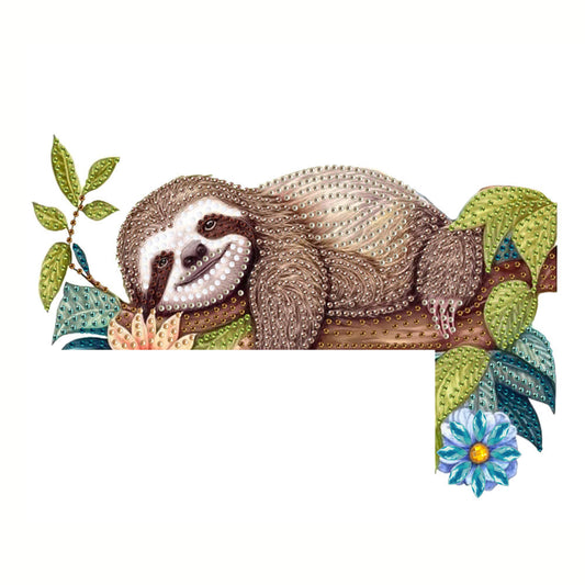 Sloth 2D Flat Diamond Painting Door Corner Sign DIY Door Frame Decoration