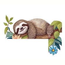 Load image into Gallery viewer, Sloth 2D Flat Diamond Painting Door Corner Sign DIY Door Frame Decoration
