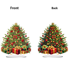 Load image into Gallery viewer, Acrylic 2D Flat Print Xmas Tree DIY Table Top Diamond Painting Ornament Kits
