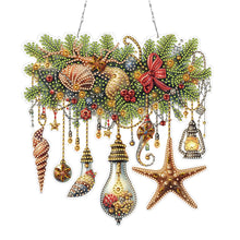 Load image into Gallery viewer, Xmas Ornaments 2D Flat DIY Diamond Art Pendant DIY Home Decor Hanging Charm
