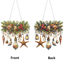 Load image into Gallery viewer, Xmas Ornaments 2D Flat DIY Diamond Art Pendant DIY Home Decor Hanging Charm
