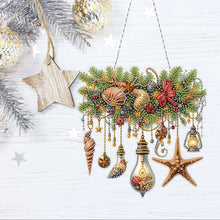 Load image into Gallery viewer, Xmas Ornaments 2D Flat DIY Diamond Art Pendant DIY Home Decor Hanging Charm
