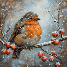 Load image into Gallery viewer, Diamond Painting - Full Round - Robin (30*30CM)
