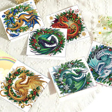 Load image into Gallery viewer, 6PCS DIY Diamond Art Greeting Cards Xmas Designs for Celebrations Gift (h035)
