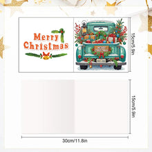 Load image into Gallery viewer, 6PCS DIY Diamond Art Greeting Cards Xmas Designs for Celebrations Gift (h037)
