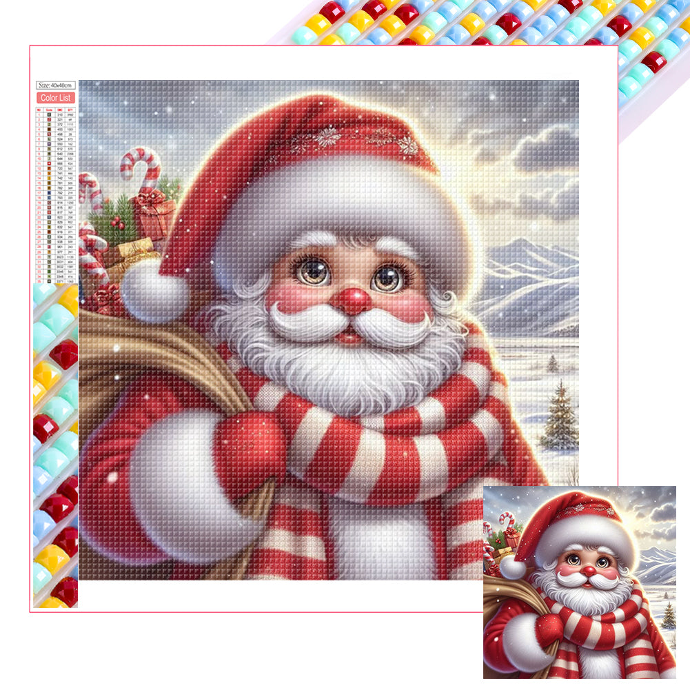Diamond Painting - Full Square - Santa Claus (30*30CM)