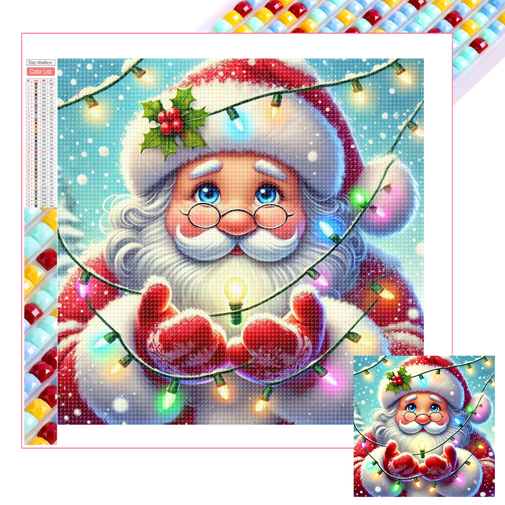 Diamond Painting - Full Square - Santa Claus (30*30CM)
