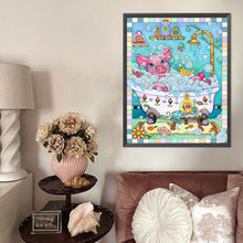 Load image into Gallery viewer, AB Diamond Painting - Full Round - Pig In The Bath (40*50CM)

