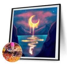 Load image into Gallery viewer, AB Diamond Painting - Full Round - Crescent Moon By The River (40*40CM)
