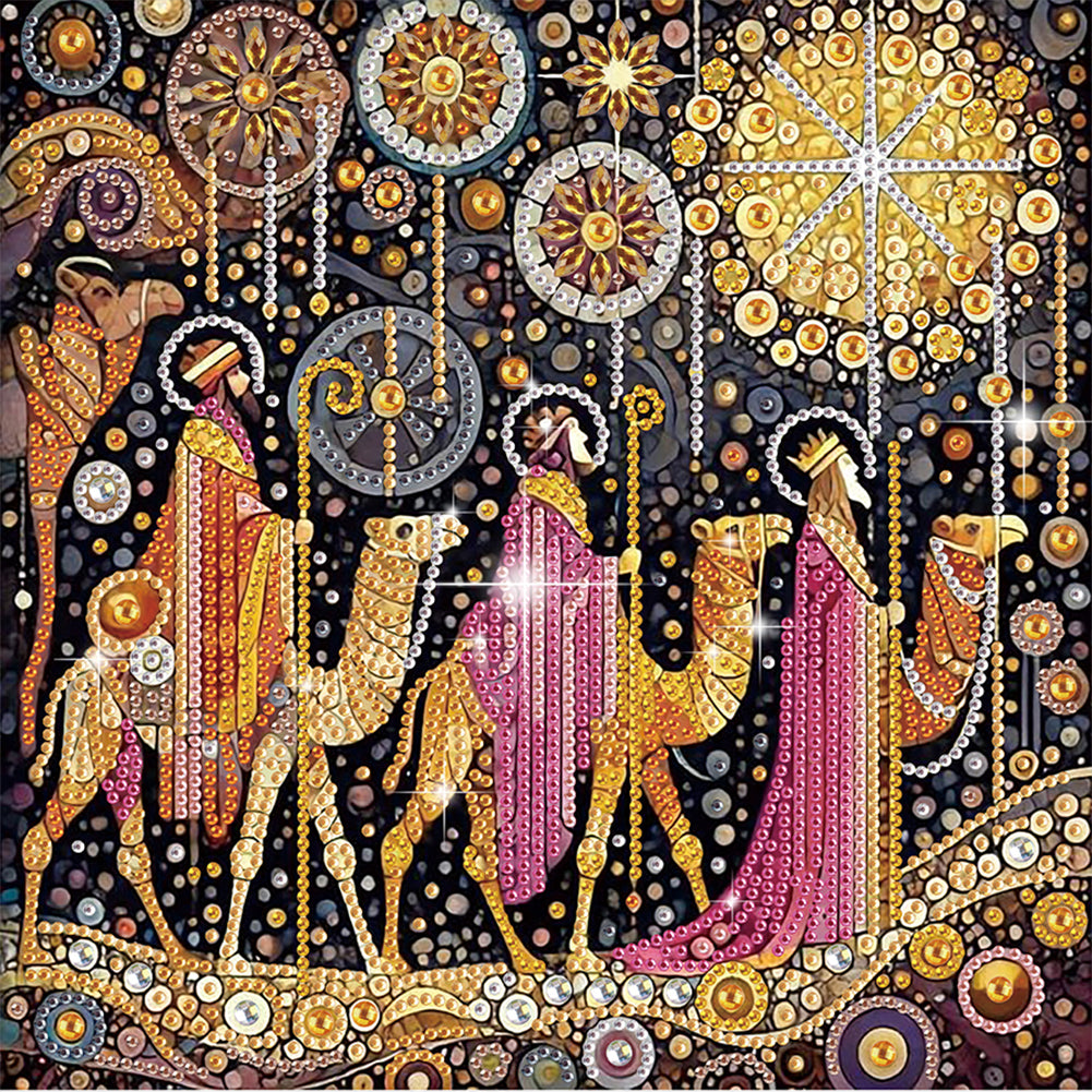 Diamond Painting - Partial Special Shaped - Pilgrimage Road (30*30CM)