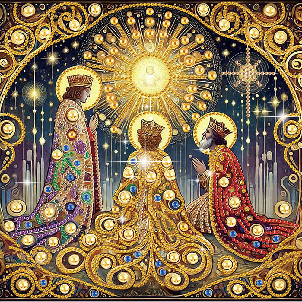 Diamond Painting - Partial Special Shaped - Pilgrimage Road (30*30CM)