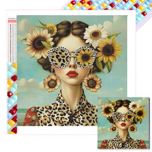 Load image into Gallery viewer, Diamond Painting - Full Square - Sunflower Girl (40*40CM)
