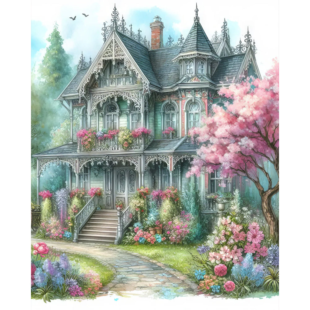 Diamond Painting - Full Round - Castle House (40*50CM)