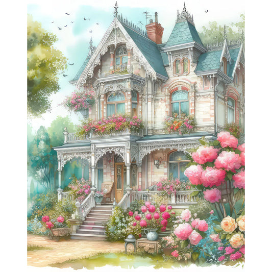 Diamond Painting - Full Round - Castle House (40*50CM)
