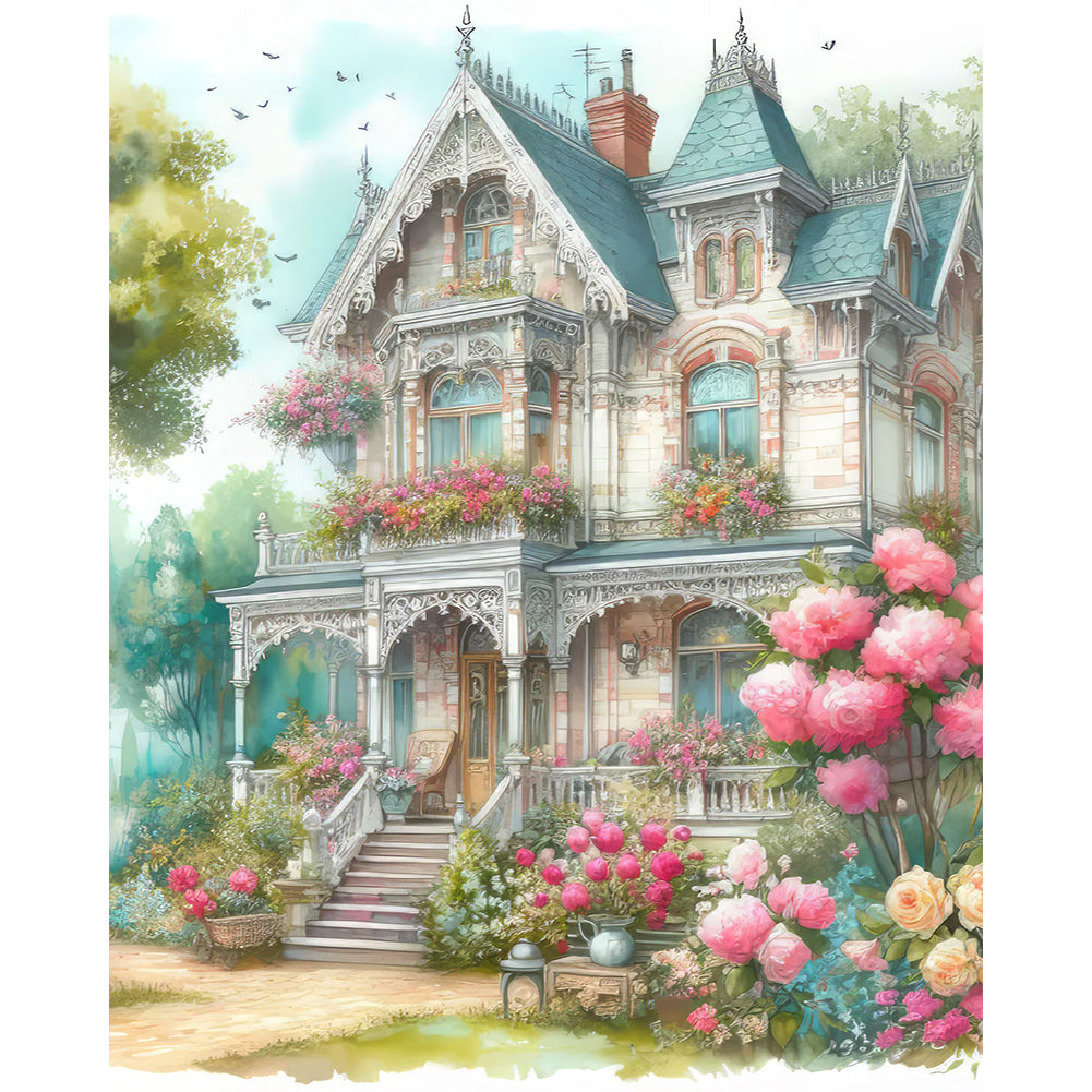 Diamond Painting - Full Round - Castle House (40*50CM)