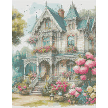 Load image into Gallery viewer, Diamond Painting - Full Round - Castle House (40*50CM)
