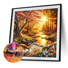 Load image into Gallery viewer, Diamond Painting - Full Round - Sunset Woods (40*40CM)
