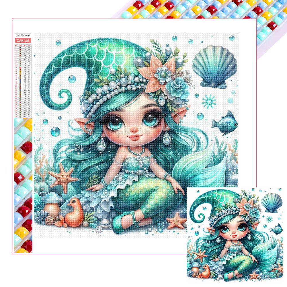 Diamond Painting - Full Square - Ocean Girl (30*30CM)
