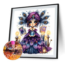Load image into Gallery viewer, Diamond Painting - Full Square - Fortune-Telling Girl (30*30CM)
