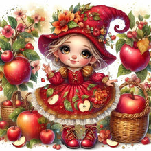 Load image into Gallery viewer, Diamond Painting - Full Square - Apple Girl (30*30CM)
