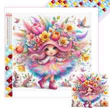 Load image into Gallery viewer, Diamond Painting - Full Square - Flower Girl (30*30CM)
