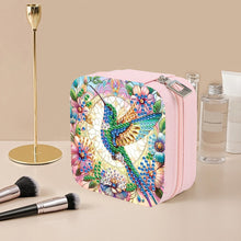 Load image into Gallery viewer, DIY Hummingbird Diamond Painting Kit Rotatable Mirror w Diamond Art Jewelry Box
