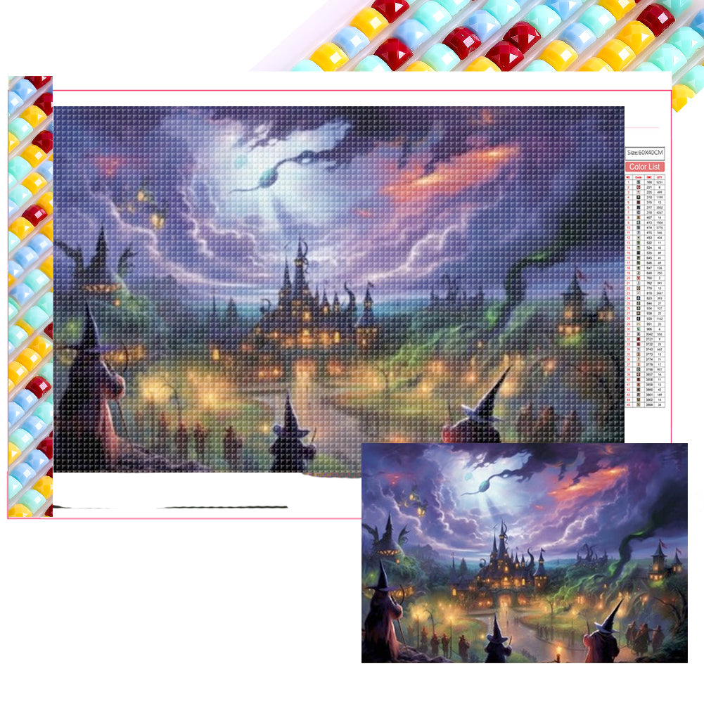 Diamond Painting - Full Square - Castle (60*40CM)