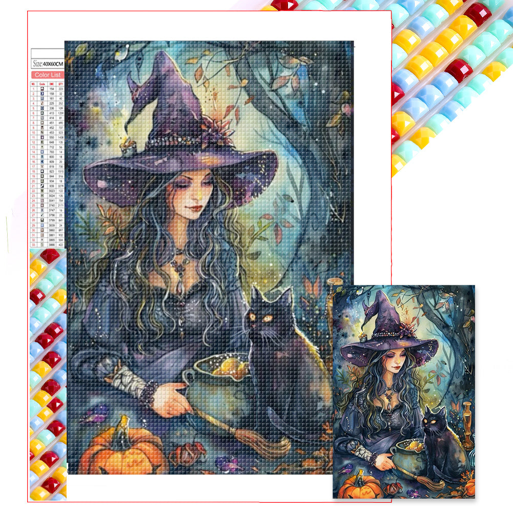 Diamond Painting - Full Square - Witch (40*60CM)