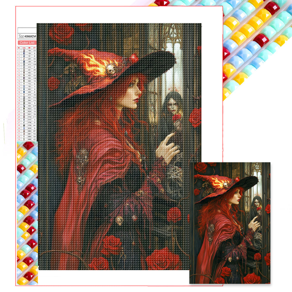 Diamond Painting - Full Square - Witch (40*60CM)