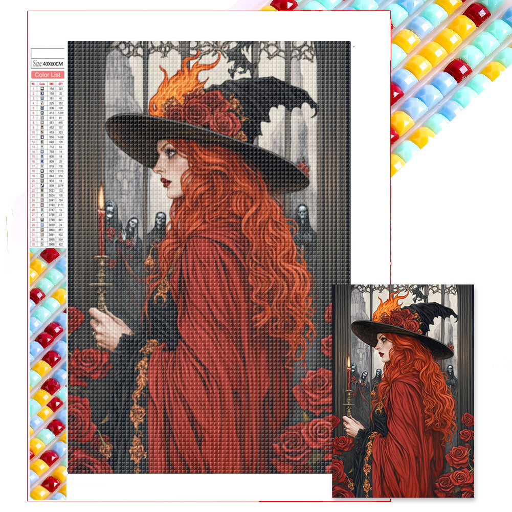 Diamond Painting - Full Square - Witch (40*60CM)