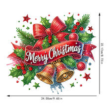 Load image into Gallery viewer, Xmas Theme 2D/Flat DIY Diamond Painting Art Pendant Wall Door Decoration
