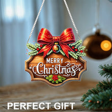 Load image into Gallery viewer, Xmas Theme 2D/Flat DIY Diamond Painting Art Pendant Wall Door Decoration
