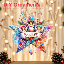 Load image into Gallery viewer, Xmas Theme 2D/Flat DIY Diamond Painting Art Pendant Wall Door Decoration
