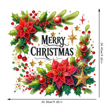 Load image into Gallery viewer, Xmas Theme 2D/Flat DIY Diamond Painting Art Pendant Wall Door Decoration
