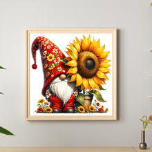 Load image into Gallery viewer, Diamond Painting - Full Round - Sunflower Gnome (30*30CM)
