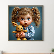 Load image into Gallery viewer, Diamond Painting - Full Round - Cute Girl (40*40CM)
