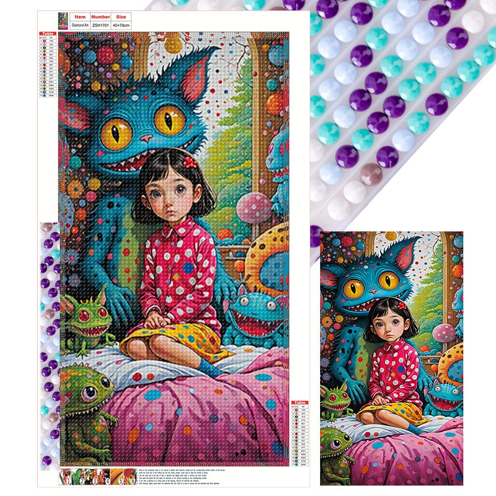 Diamond Painting - Full Round - Freak Girl (40*70CM)