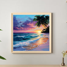 Load image into Gallery viewer, Diamond Painting - Full Round - Beach By The Sea (30*30CM)
