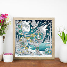 Load image into Gallery viewer, Diamond Painting - Partial Special Shaped - Wolf (30*30CM)
