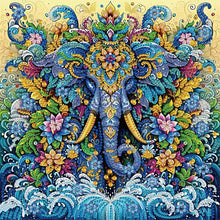 Load image into Gallery viewer, Diamond Painting - Partial Special Shaped - Elephant (30*30CM)
