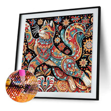 Load image into Gallery viewer, Diamond Painting - Partial Special Shaped - Cat (30*30CM)
