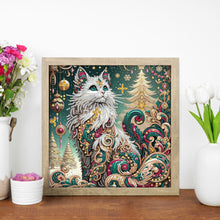 Load image into Gallery viewer, Diamond Painting - Partial Special Shaped - Cat (30*30CM)
