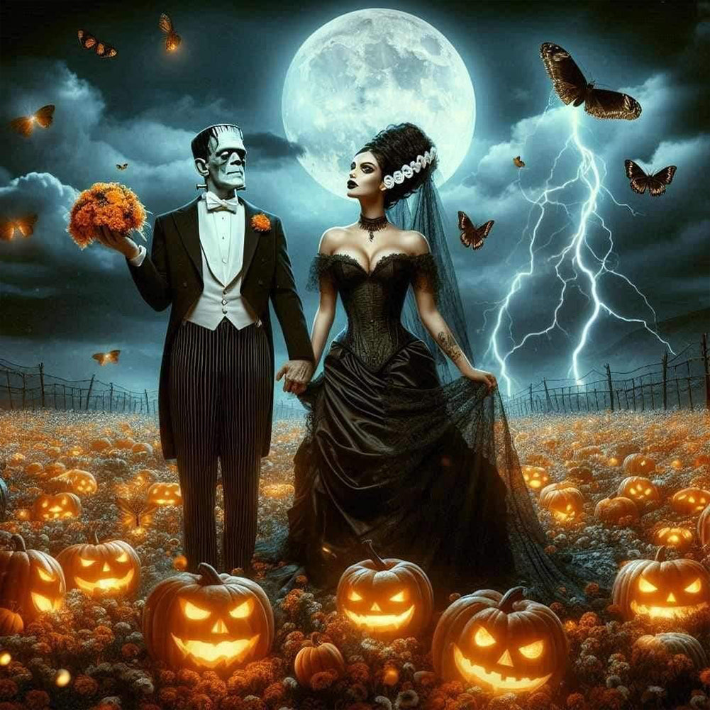 Diamond Painting - Full Round - Halloween Companion (40*40CM)