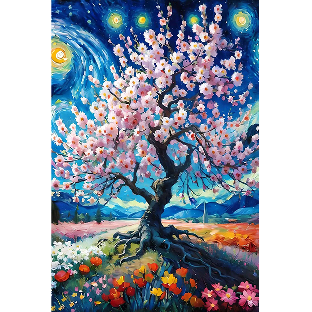 Diamond Painting - Full Round - Dream Flower Tree (40*60CM)