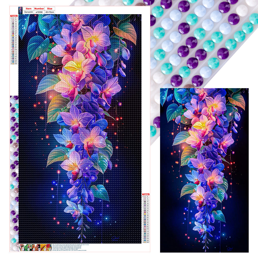 Diamond Painting - Full Round - Flowers (40*70CM)