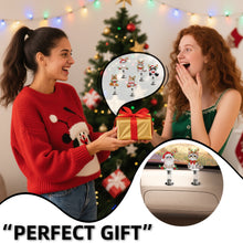 Load image into Gallery viewer, 5pcs 2D Flat Xmas Cat DIY Diamond Painting Shake Car Ornaments for Center Console
